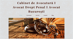 Desktop Screenshot of cabinetdeavocatura.com